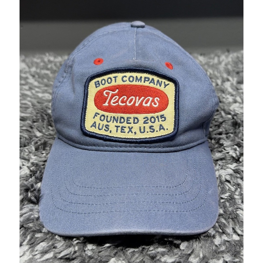 Tecovas Hat Cap Mens Washed Blue Baseball Snapback Western Cowboy Dad